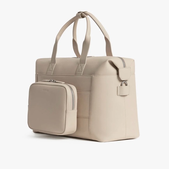 Ivory Leather Monos Metro Duffel - Picture 3 of 5